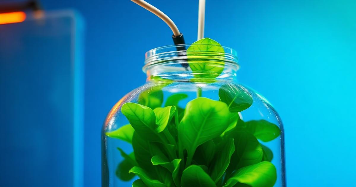 Fotossíntese em tempo real: CO₂ some, O₂ aparece